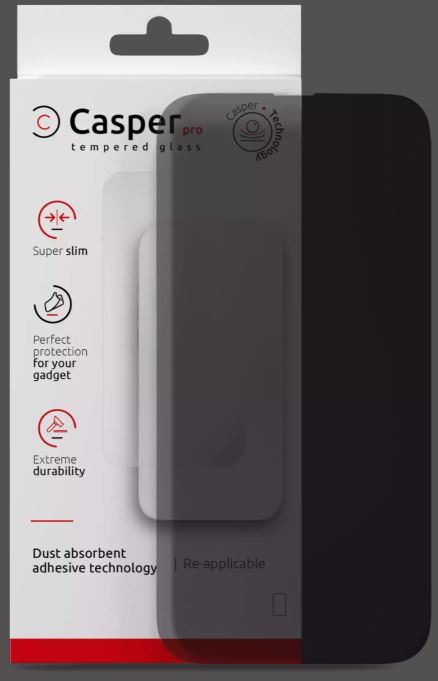 Casper Pro Tempered Glass Compatible For iPhone 16 Pro Max (Privacy)